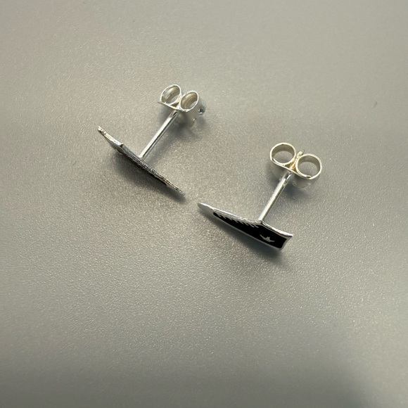 Sterling Silver Sneaker Stud Earrings – Fun, Novelty Design for Everyday Wear - Picture 9 of 14